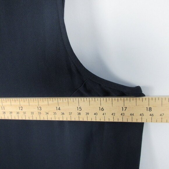 Club Monaco Women's Tank Top Blouse Round Neck Casual Pullover Black Small 106 - Picture 7 of 9